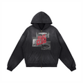 Fight Club Distressed Zip Hoodie