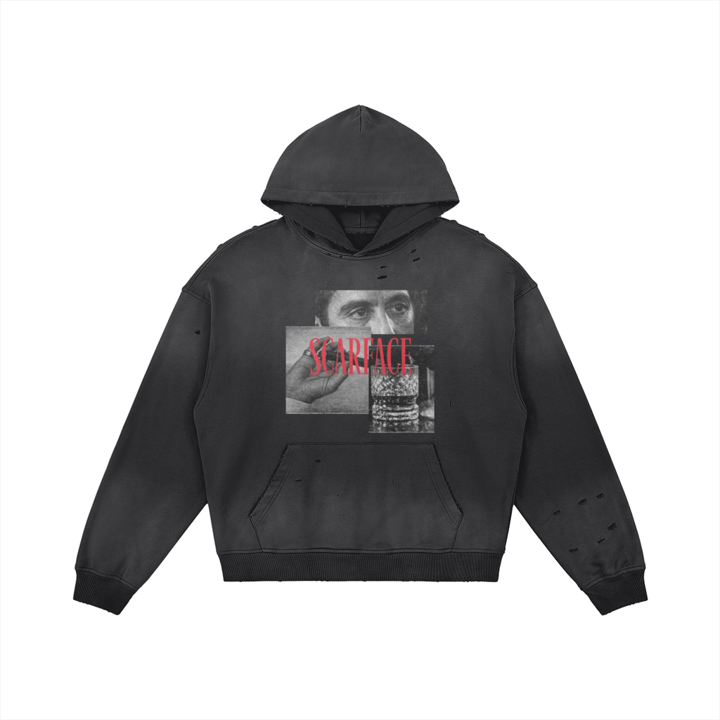 Scarface Distressed Hoodie
